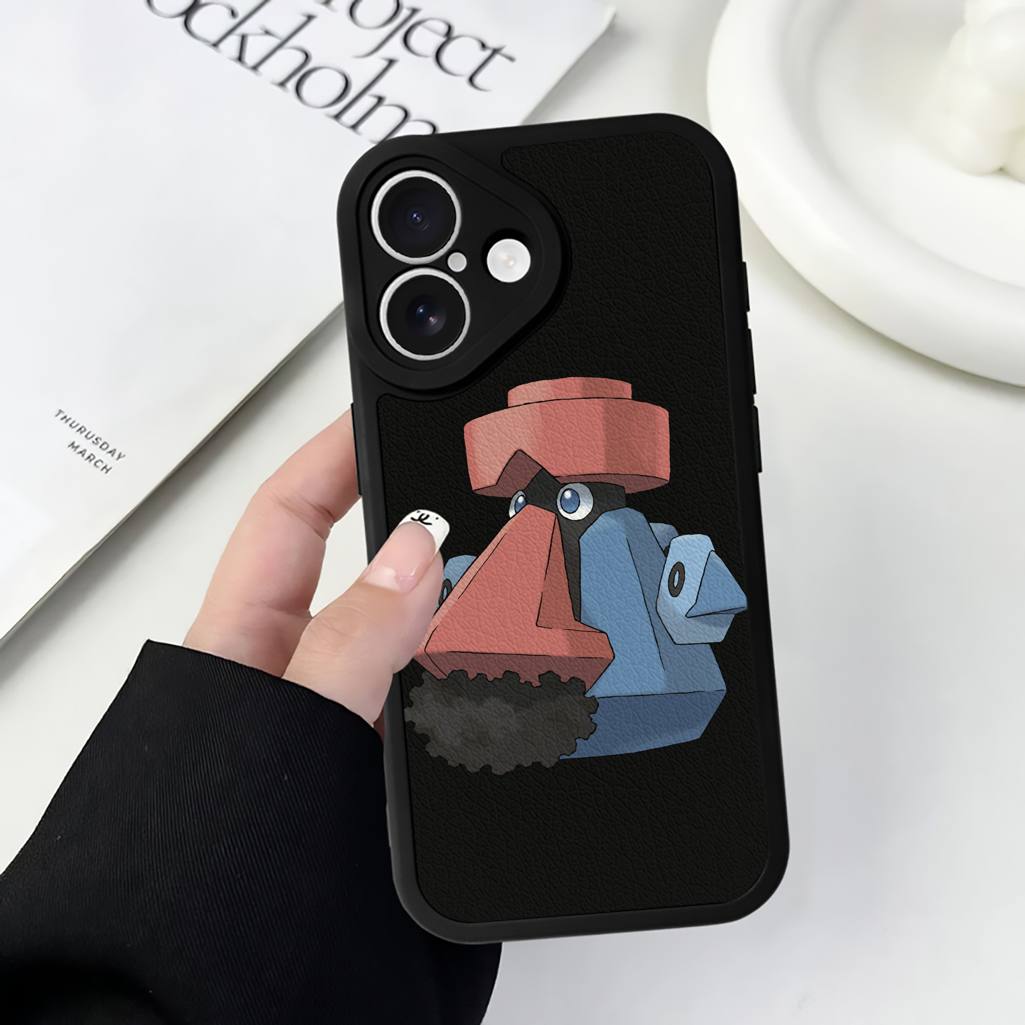 （画像用） ポケットモンスター Pokémon 【iPhone 16シリーズ対応】シリコンスマホケース（レザー調） 材質：シリコン